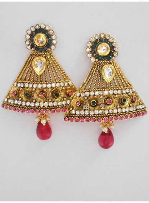 Polki Earrings